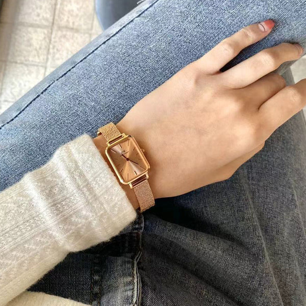 Daniel Wellington Quadro Unitone Watch - Rose Gold - Walker & Hall