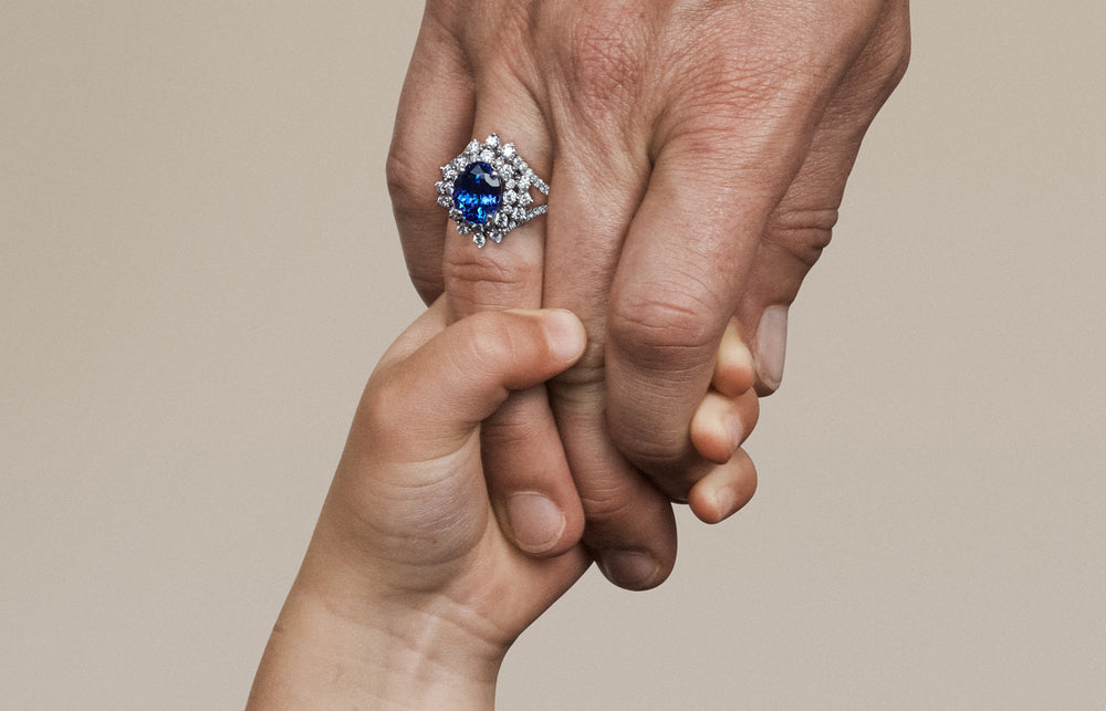 Grandmother and Granddaughter holding hands