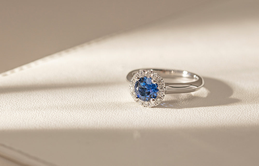 Sapphire & Diamond Ring