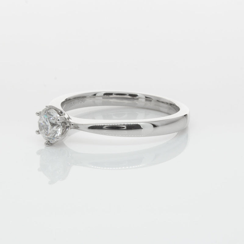 18ct White Gold .53ct Diamond Nova Ring-Ring-Walker & Hall