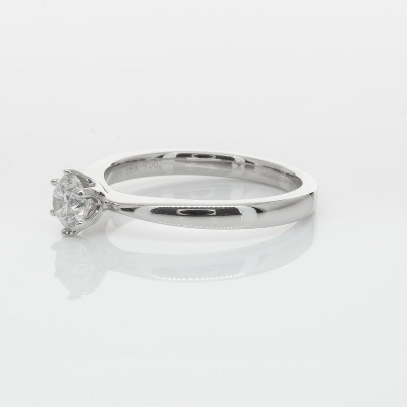 18ct White Gold .53ct Diamond Nova Ring-Ring-Walker & Hall