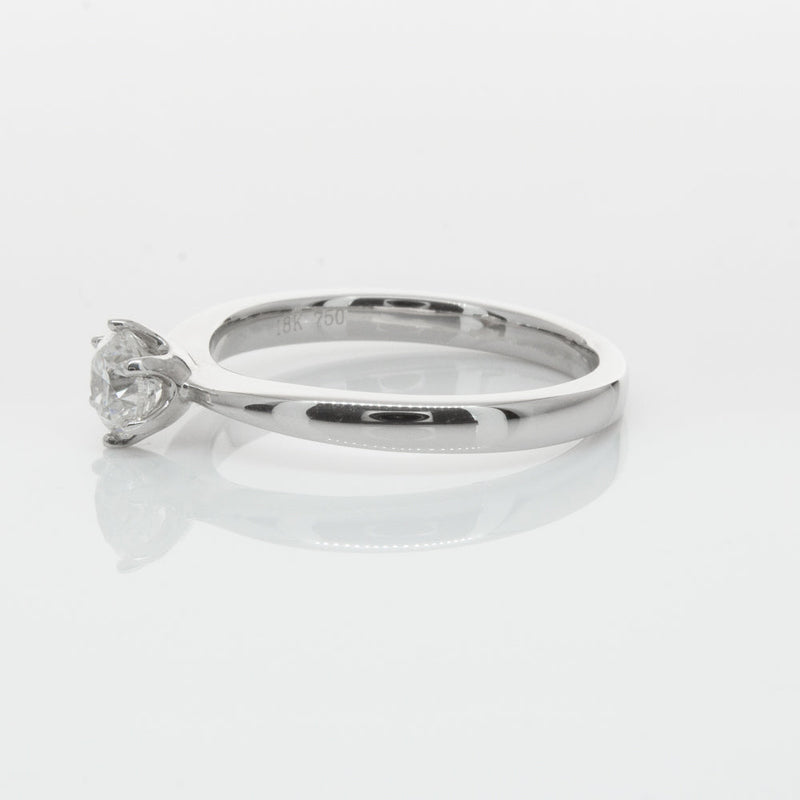 18ct White Gold .53ct Diamond Nova Ring-Ring-Walker & Hall