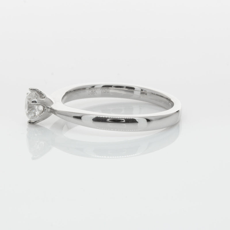 18ct White Gold .53ct Diamond Nova Ring-Ring-Walker & Hall