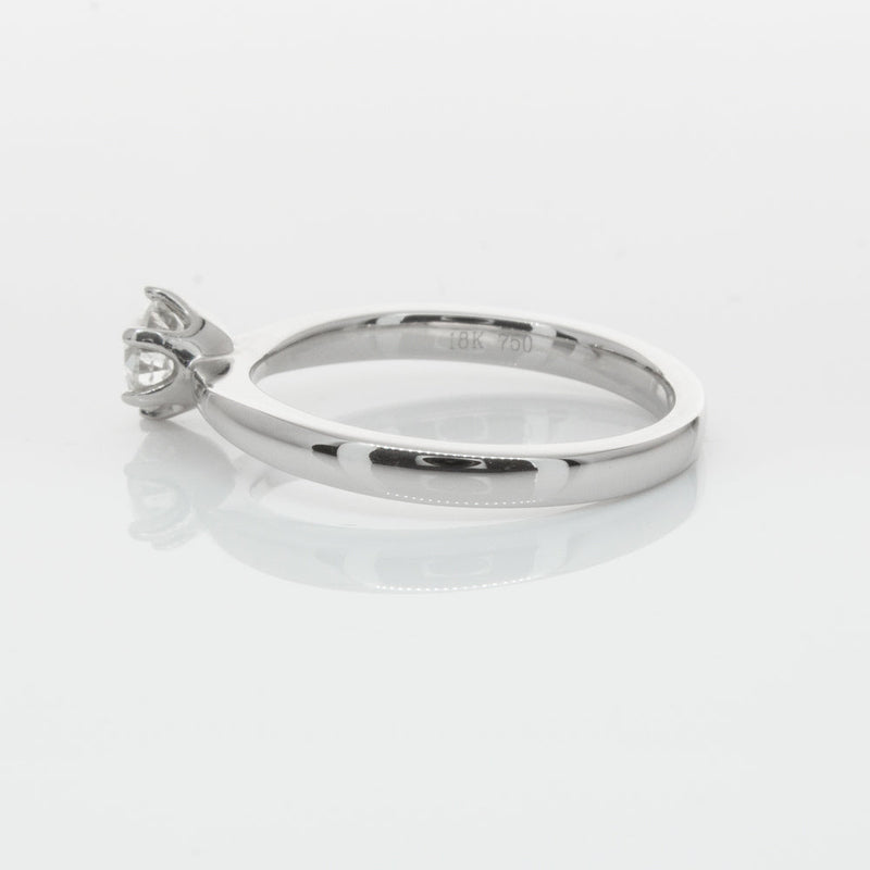 18ct White Gold .53ct Diamond Nova Ring-Ring-Walker & Hall