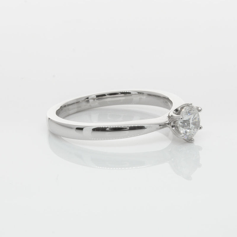 18ct White Gold .53ct Diamond Nova Ring-Ring-Walker & Hall