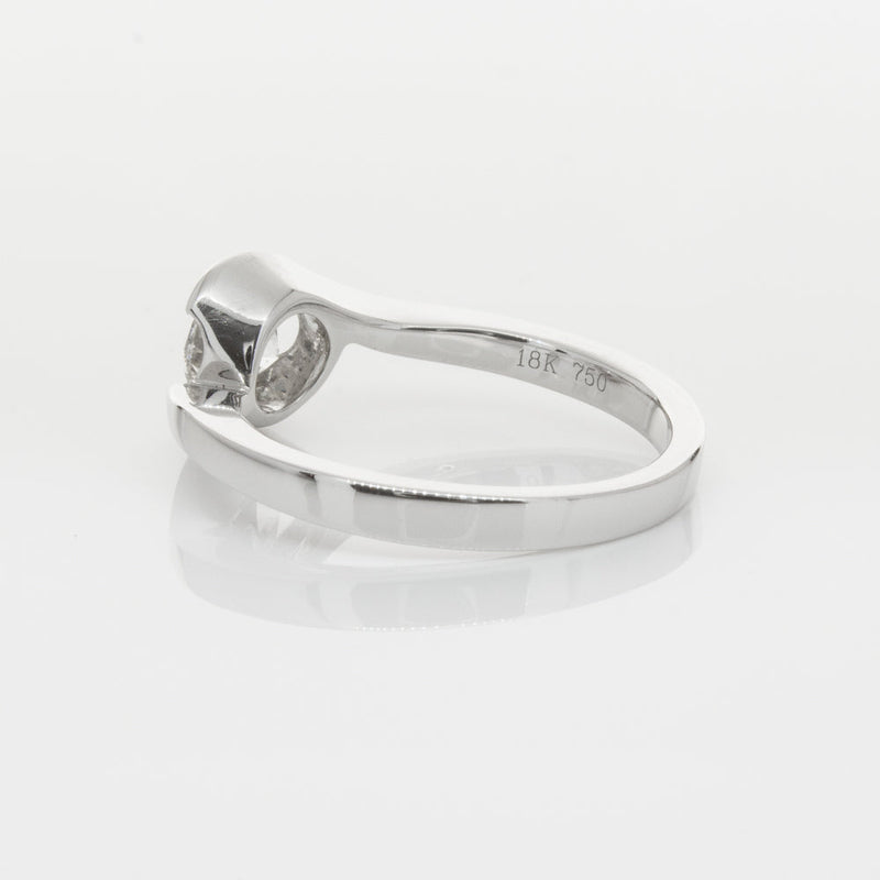 18ct White Gold .70ct Diamond Embrace Ring-Ring-Walker & Hall