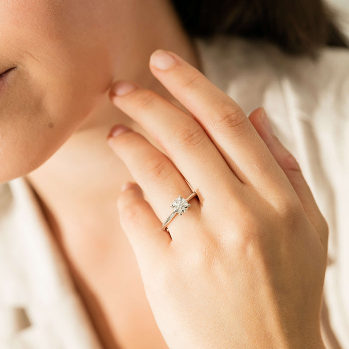 Model wearing Diamond Flawless Ring
