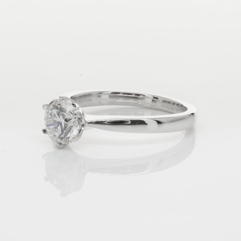 18ct White Gold 1.01ct Diamond Nova Ring-Ring-Walker & Hall