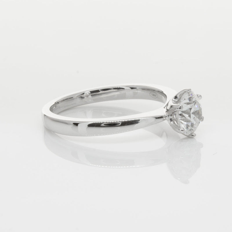 18ct White Gold 1.01ct Diamond Nova Ring-Ring-Walker & Hall