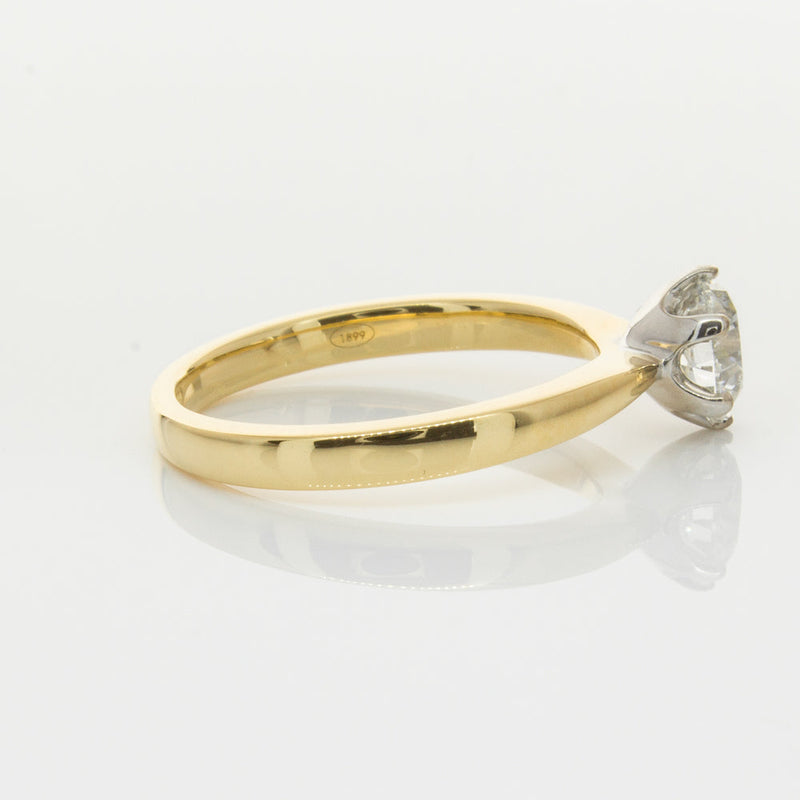 18ct Yellow Gold 1.00ct Diamond Nova Ring-Ring-Walker & Hall