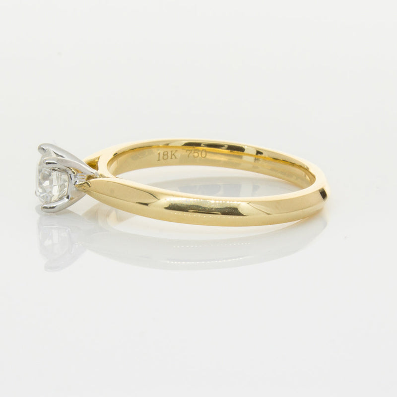 18ct Yellow Gold .50ct Diamond Venetian Ring-Ring-Walker & Hall
