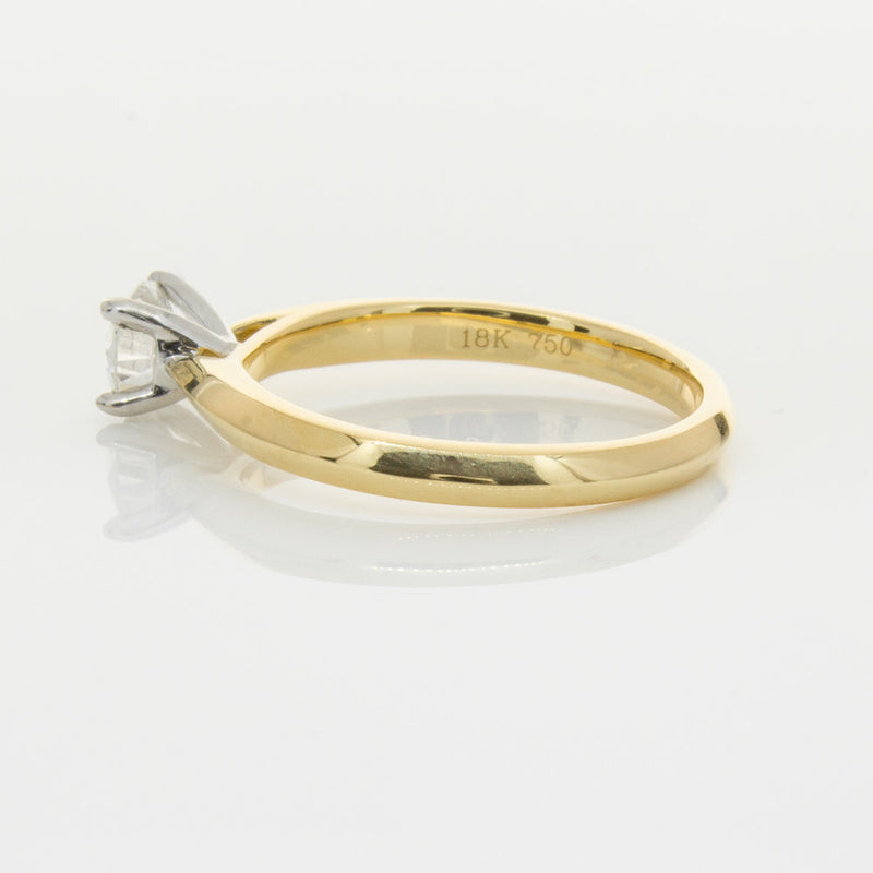 18ct Yellow Gold .50ct Diamond Venetian Ring-Ring-Walker & Hall