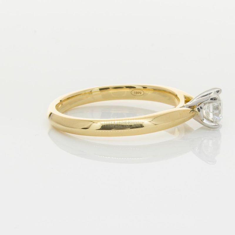 18ct Yellow Gold .50ct Diamond Venetian Ring-Ring-Walker & Hall