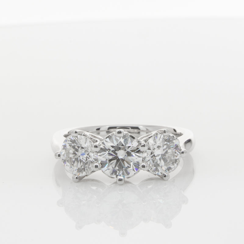 18ct White Gold 2.11ct Diamond Coronado Ring-Ring-Walker & Hall