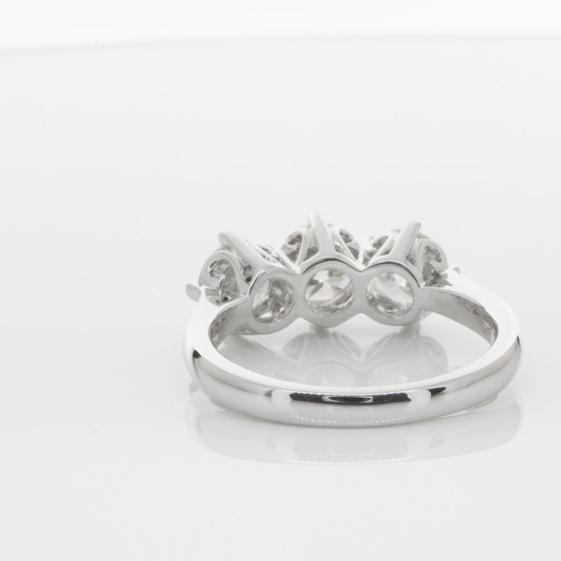 18ct White Gold 2.11ct Diamond Coronado Ring-Ring-Walker & Hall