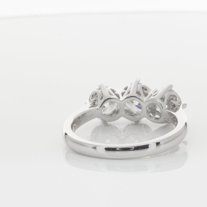 18ct White Gold 2.11ct Diamond Coronado Ring-Ring-Walker & Hall