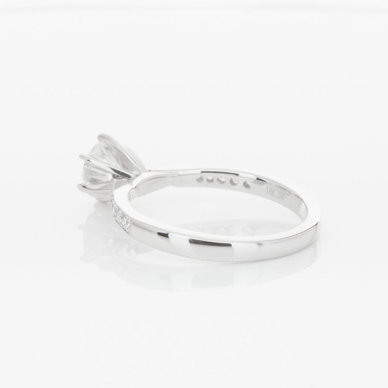 18ct White Gold 1.00ct Diamond Zenith Ring-Ring-Walker & Hall
