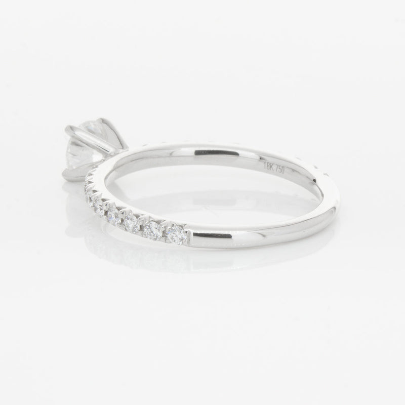 18ct White Gold .51ct Diamond Comet Ring-Ring-Walker & Hall