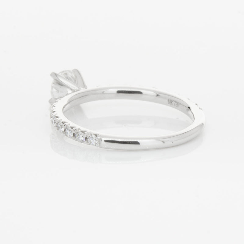18ct White Gold .51ct Diamond Comet Ring-Ring-Walker & Hall