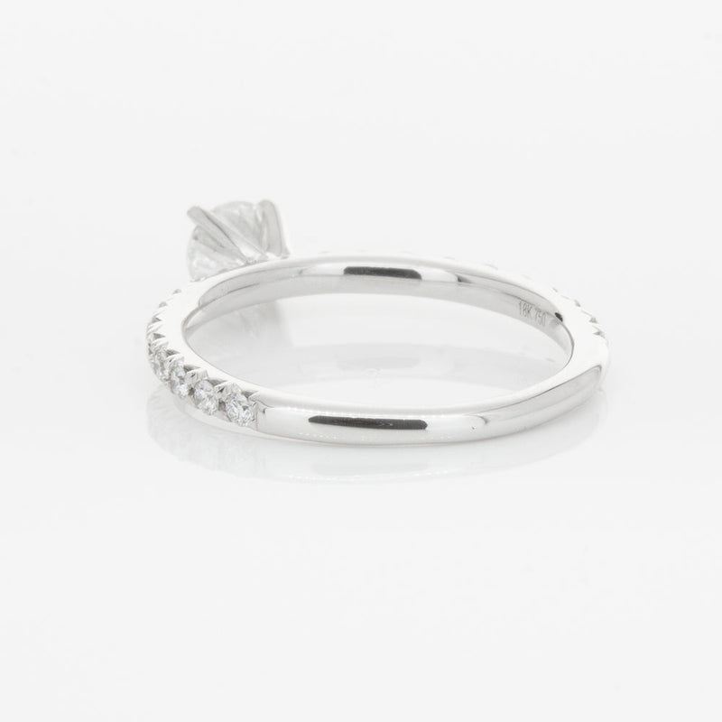 18ct White Gold .51ct Diamond Comet Ring-Ring-Walker & Hall