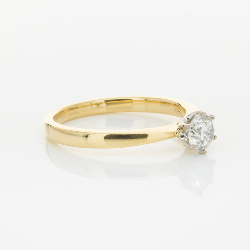 18ct Yellow Gold .51ct Diamond Nova Ring-Ring-Walker & Hall
