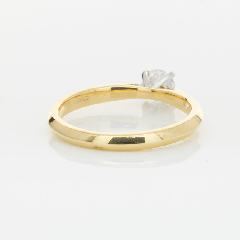 18ct Yellow Gold .40ct Diamond Venetian Ring-Ring-Walker & Hall