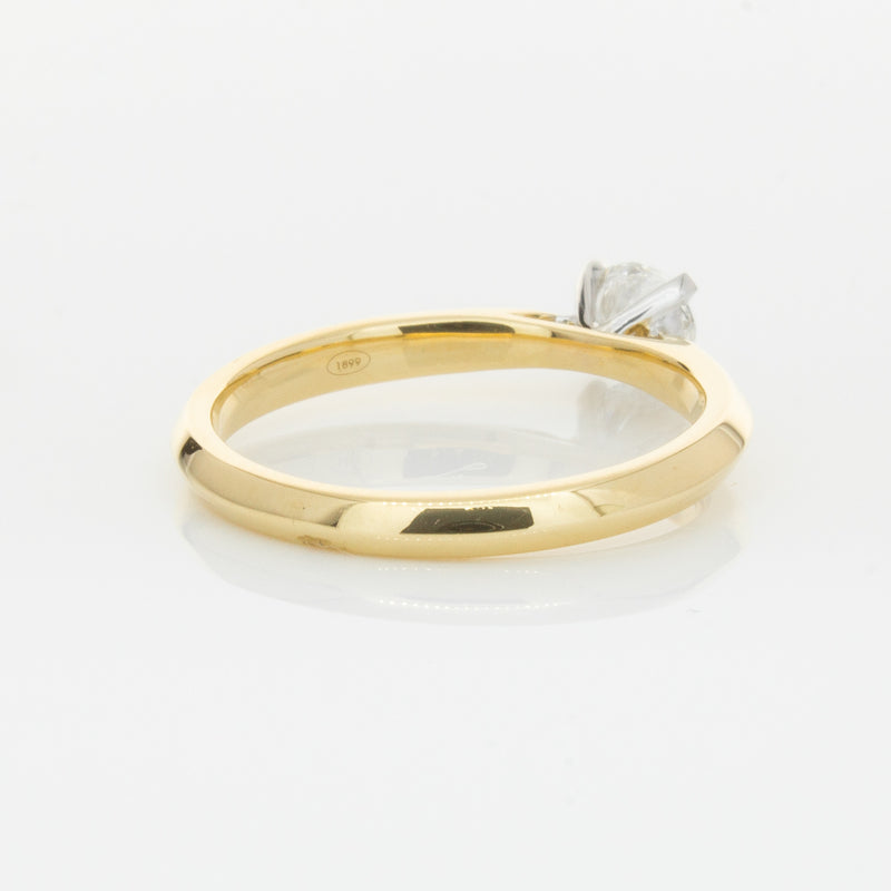 18ct Yellow Gold .40ct Diamond Venetian Ring-Ring-Walker & Hall