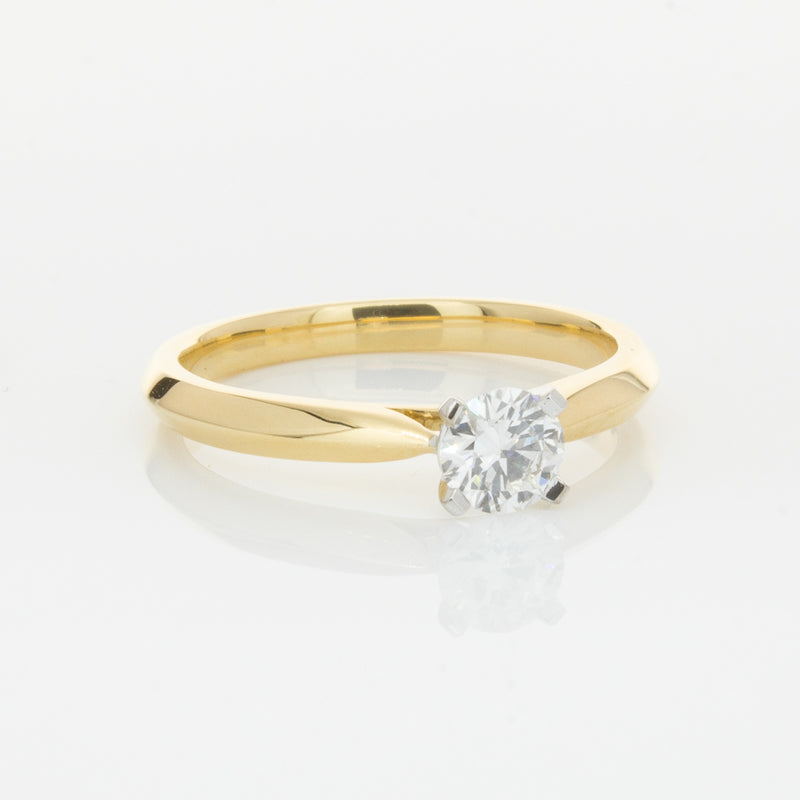 18ct Yellow Gold .40ct Diamond Venetian Ring-Ring-Walker & Hall