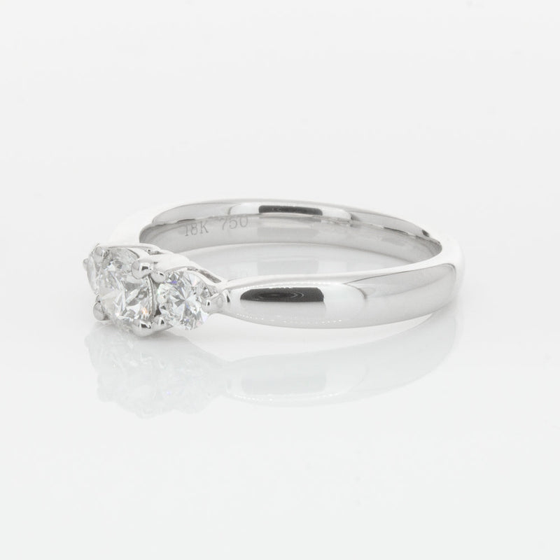 18ct White Gold .40ct Diamond Elysian Ring-Ring-Walker & Hall