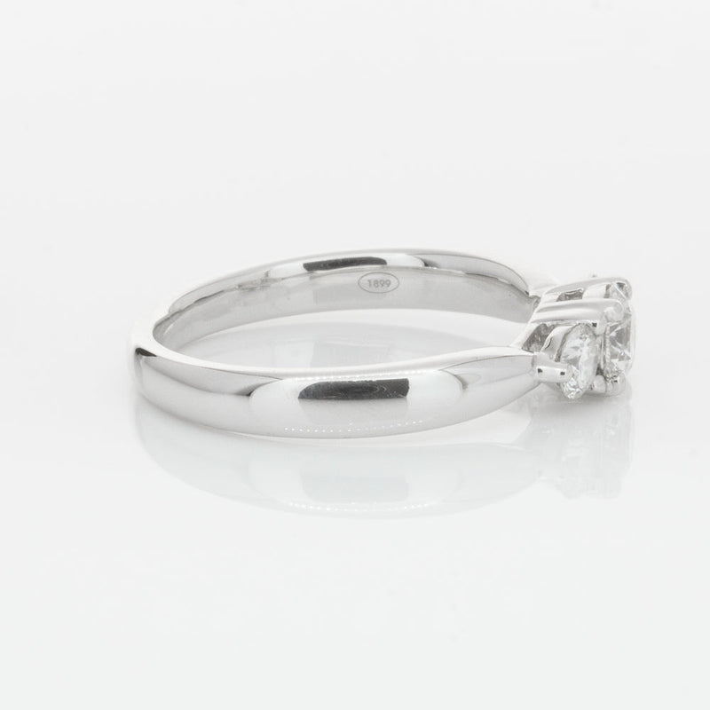 18ct White Gold .40ct Diamond Elysian Ring-Ring-Walker & Hall