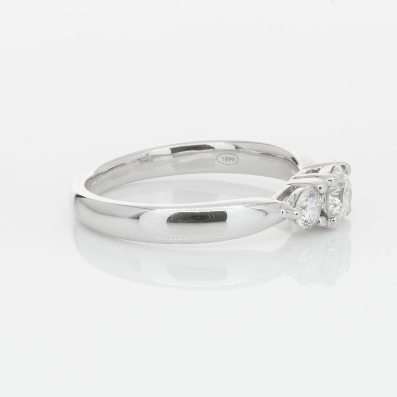 18ct White Gold .40ct Diamond Elysian Ring-Ring-Walker & Hall