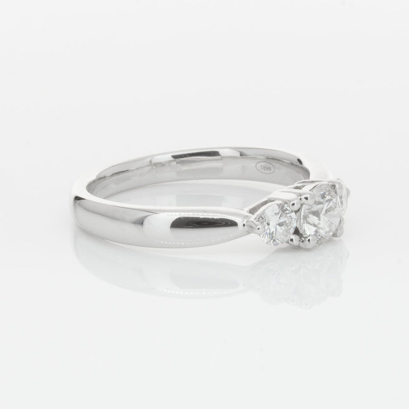 18ct White Gold .40ct Diamond Elysian Ring-Ring-Walker & Hall
