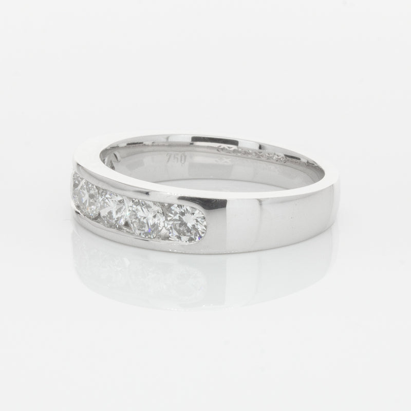 18ct White Gold 1.00ct Diamond Tigris Ring-Ring-Walker & Hall