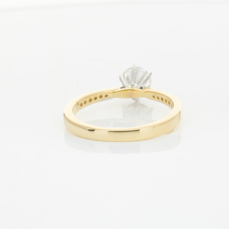 18ct Yellow Gold .70ct Diamond Zenith Ring-Ring-Walker & Hall