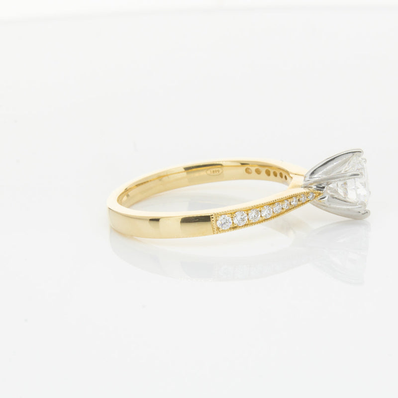 18ct Yellow Gold .70ct Diamond Zenith Ring-Ring-Walker & Hall