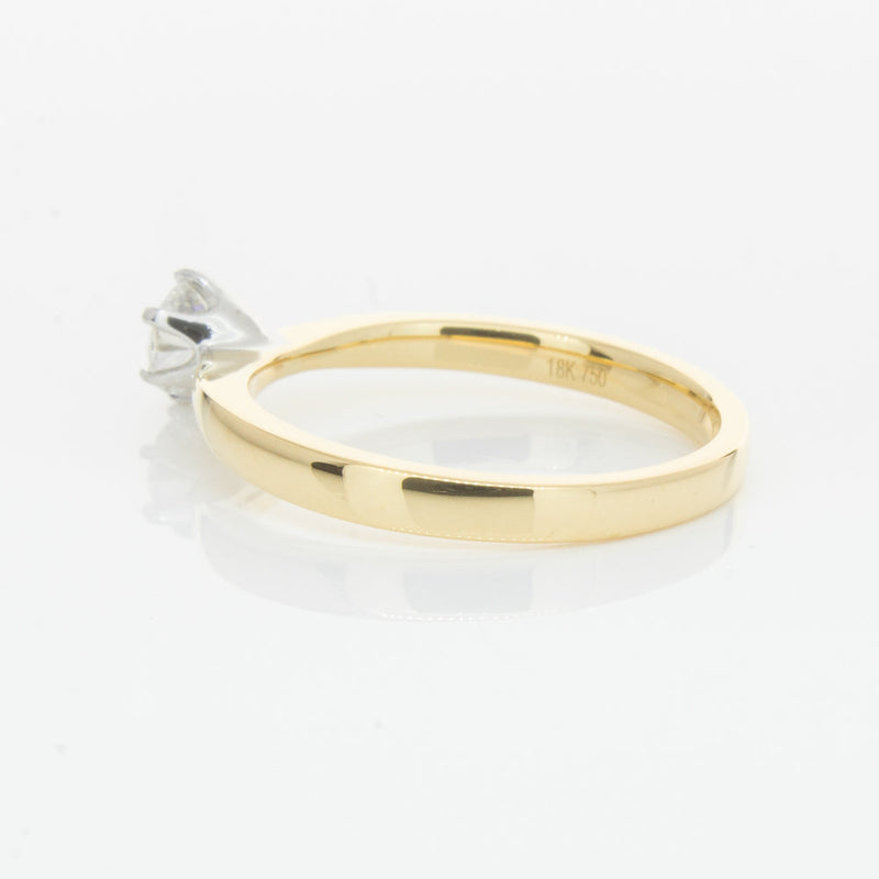 18ct Yellow Gold .40ct Diamond Nova Ring-Ring-Walker & Hall