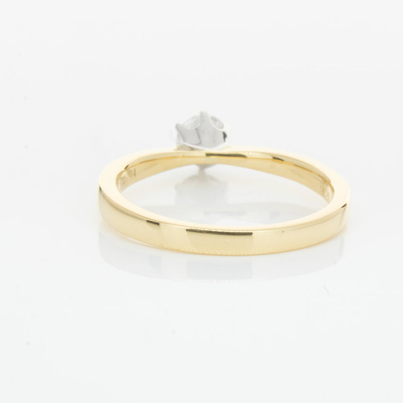 18ct Yellow Gold .40ct Diamond Nova Ring-Ring-Walker & Hall
