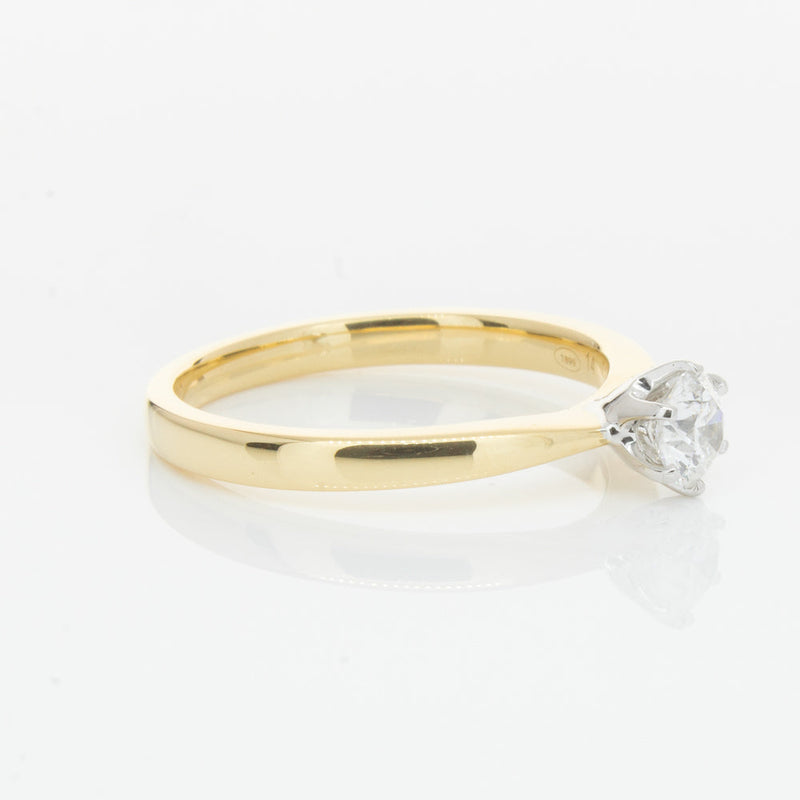 18ct Yellow Gold .40ct Diamond Nova Ring-Ring-Walker & Hall
