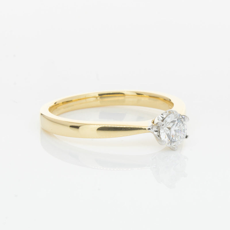 18ct Yellow Gold .40ct Diamond Nova Ring-Ring-Walker & Hall