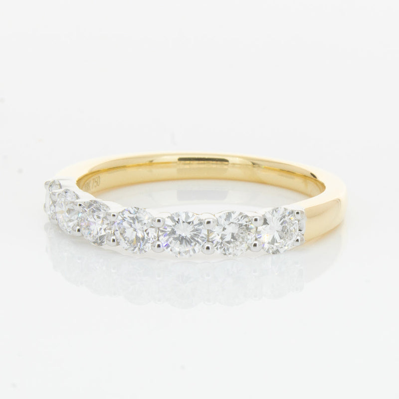 18ct Yellow Gold 1.00ct Diamond Panorama Ring-Ring-Walker & Hall