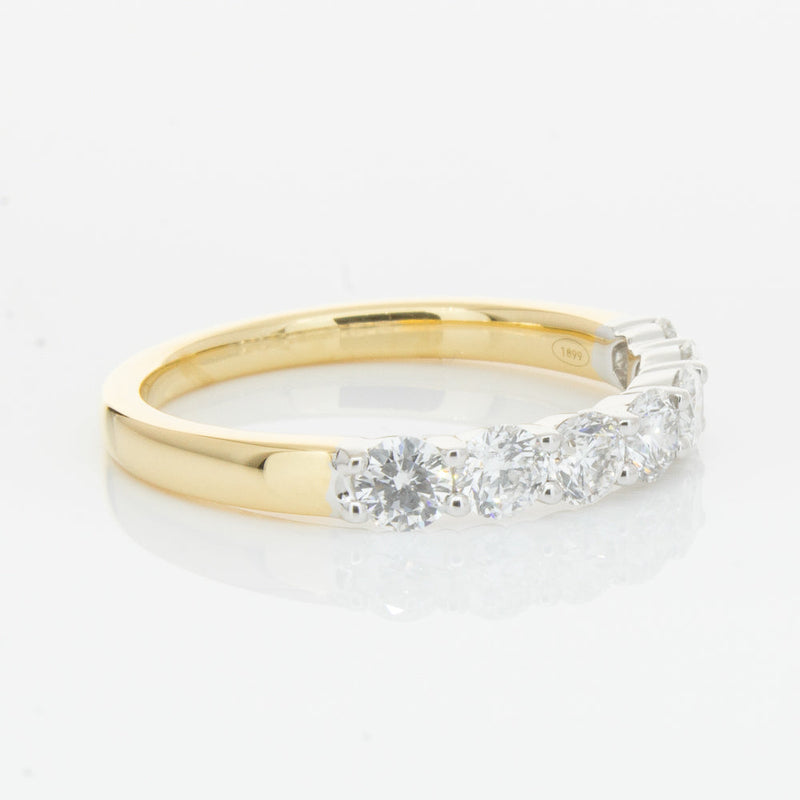 18ct Yellow Gold 1.00ct Diamond Panorama Ring-Ring-Walker & Hall