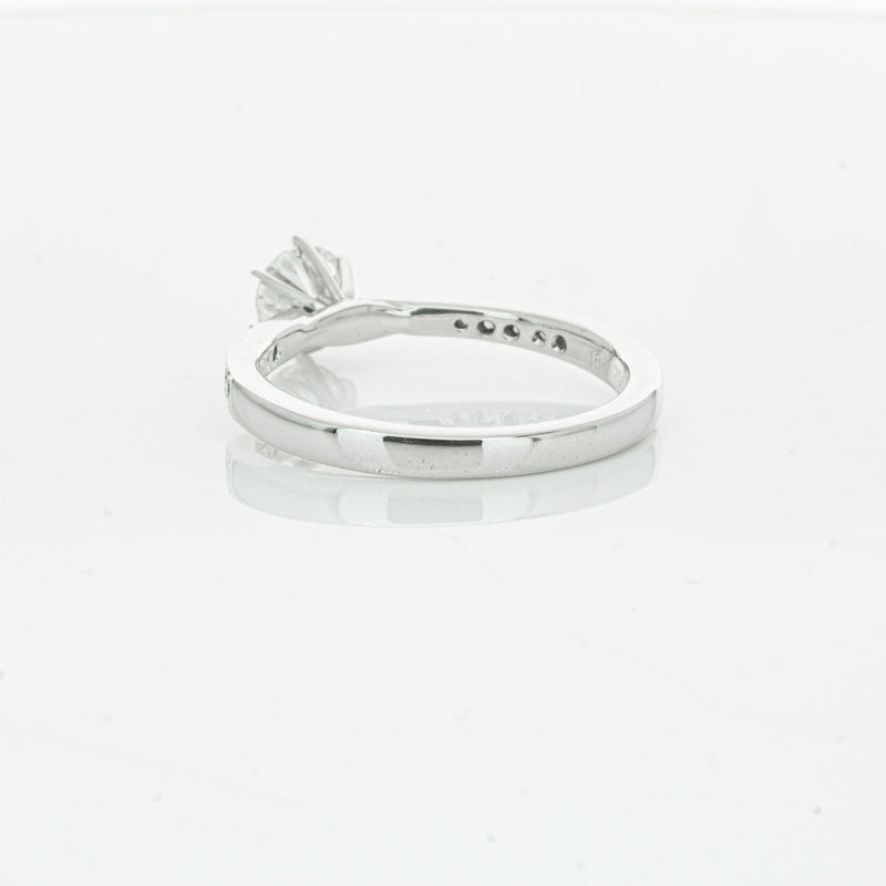 18ct White Gold .50ct Diamond Zenith Ring-Ring-Walker & Hall