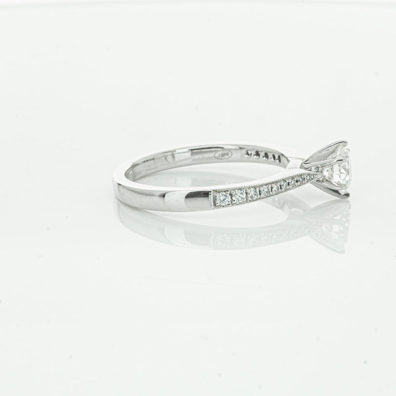 18ct White Gold .50ct Diamond Zenith Ring-Ring-Walker & Hall