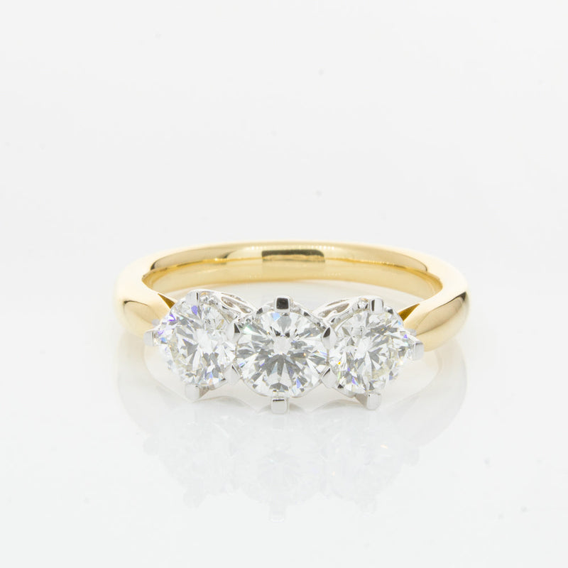 18ct Yellow Gold 1.26ct Diamond Coronado Ring-Ring-Walker & Hall