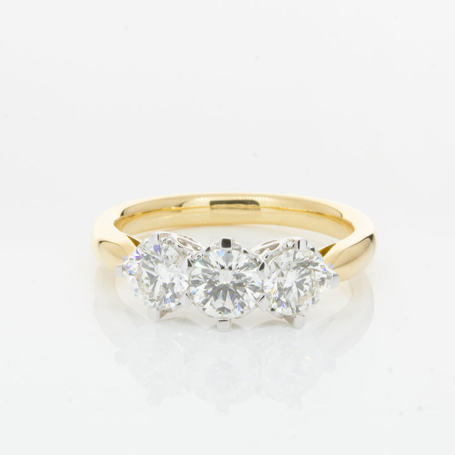 18ct Yellow Gold 1.26ct Diamond Coronado Ring-Ring-Walker & Hall