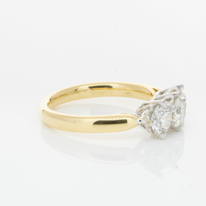 18ct Yellow Gold 1.26ct Diamond Coronado Ring-Ring-Walker & Hall