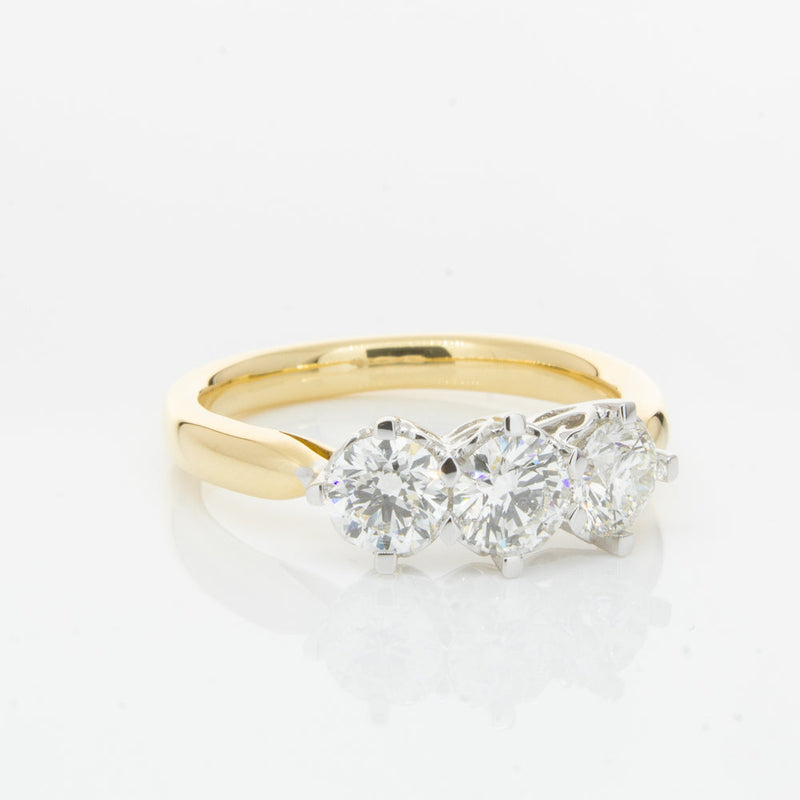 18ct Yellow Gold 1.26ct Diamond Coronado Ring-Ring-Walker & Hall