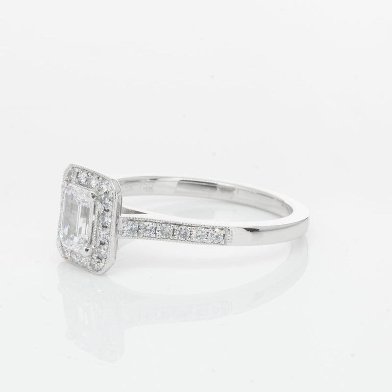 18ct White Gold .30ct Diamond Aria Ring-Ring-Walker & Hall