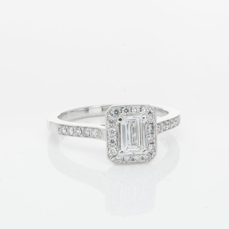 18ct White Gold .30ct Diamond Aria Ring-Ring-Walker & Hall