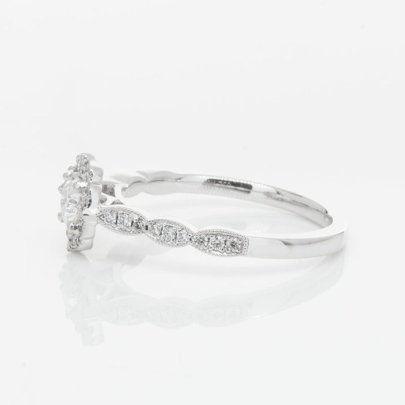 18ct White Gold .30ct Diamond Paramount Ring-Ring-Walker & Hall